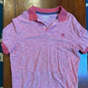 Express "Pique Polo" (Peach, Medium)